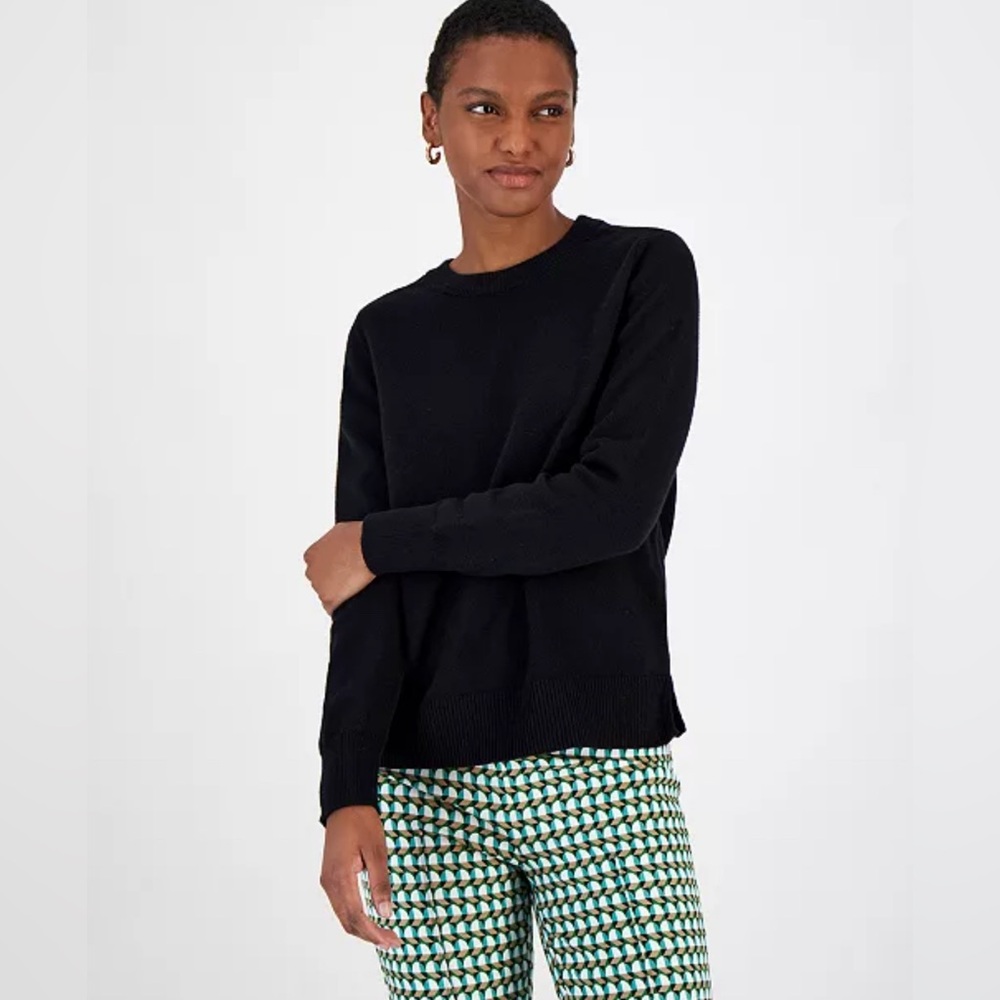 375M NWT On 34th Women's Shaker Crewneck Long-Sleeve Sweater -‎ Size: 1X